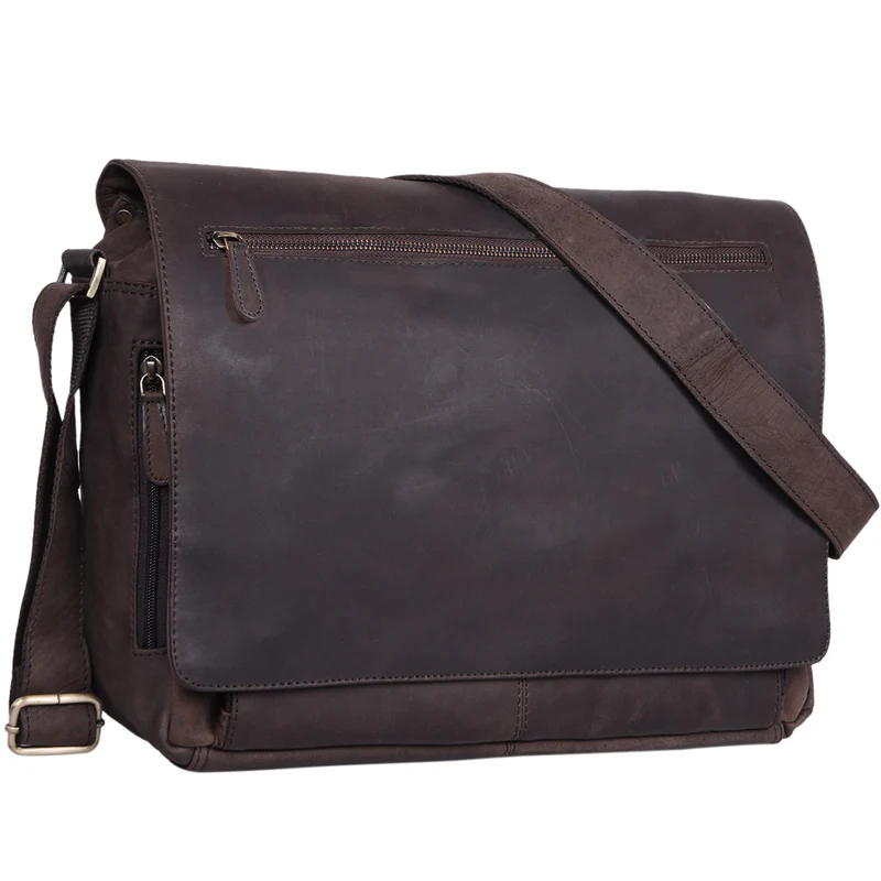 B-WARE "Jan" 15,6 Zoll Laptoptasche Leder
