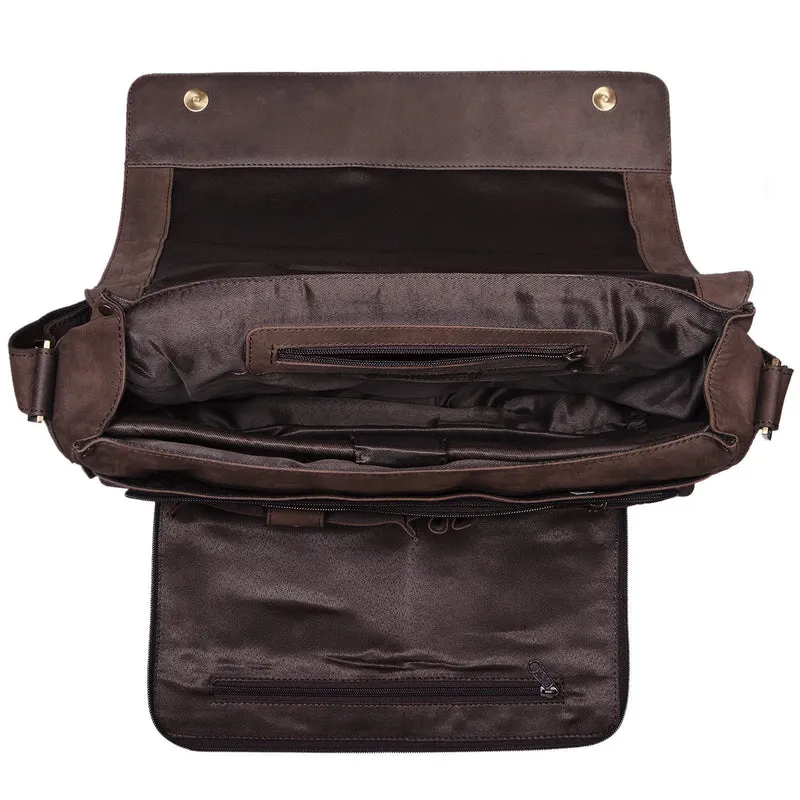 B-WARE "Jan" 15,6 Zoll Laptoptasche Leder