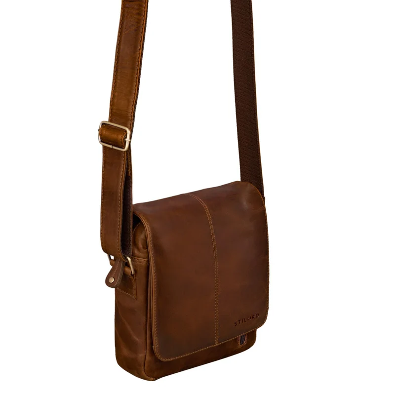 "Matt" Herrenhandtasche Leder Umhängetasche Männner Vintage