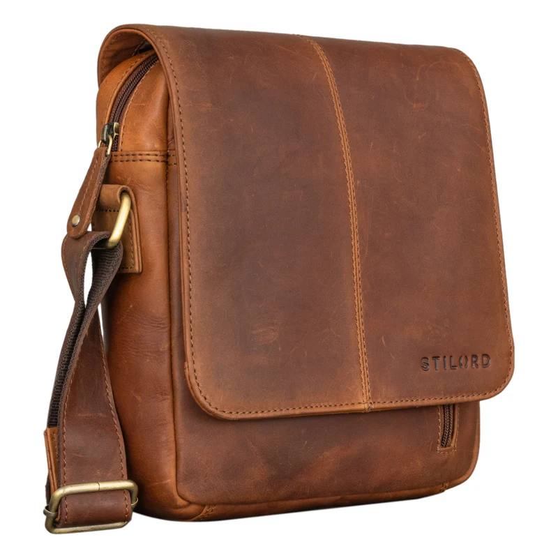 "Matt" Herrenhandtasche Leder Umhängetasche Männner Vintage