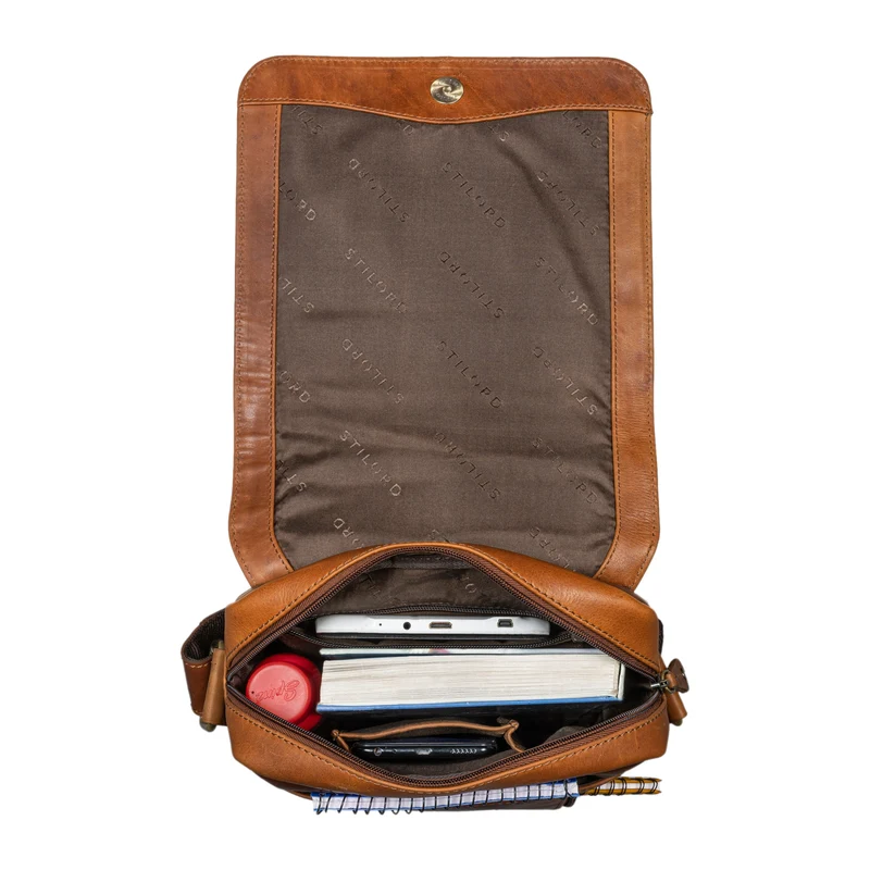 "Matt" Herrenhandtasche Leder Umhängetasche Männner Vintage