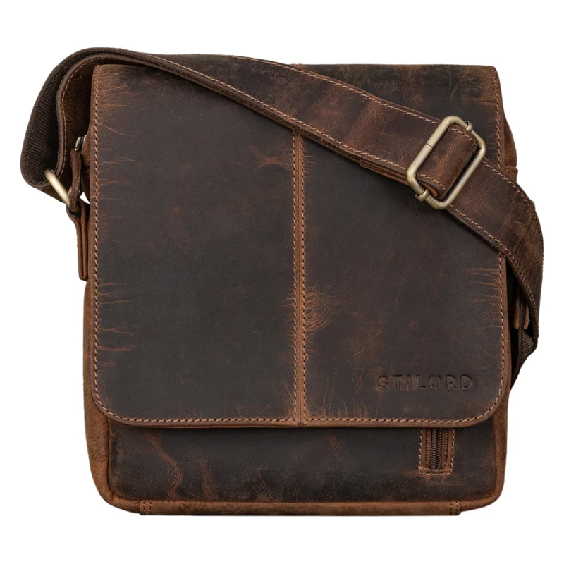 "Matt" Herrenhandtasche Leder Umhängetasche Männner Vintage