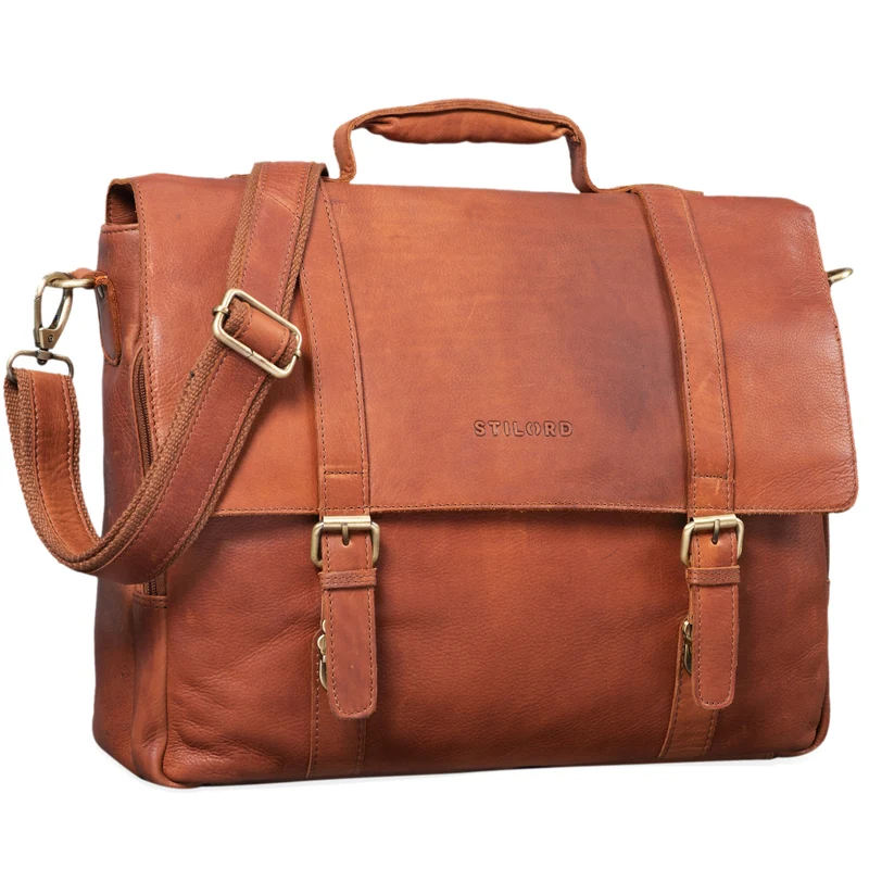 B-WARE "Calvin" Businesstasche Leder Groß