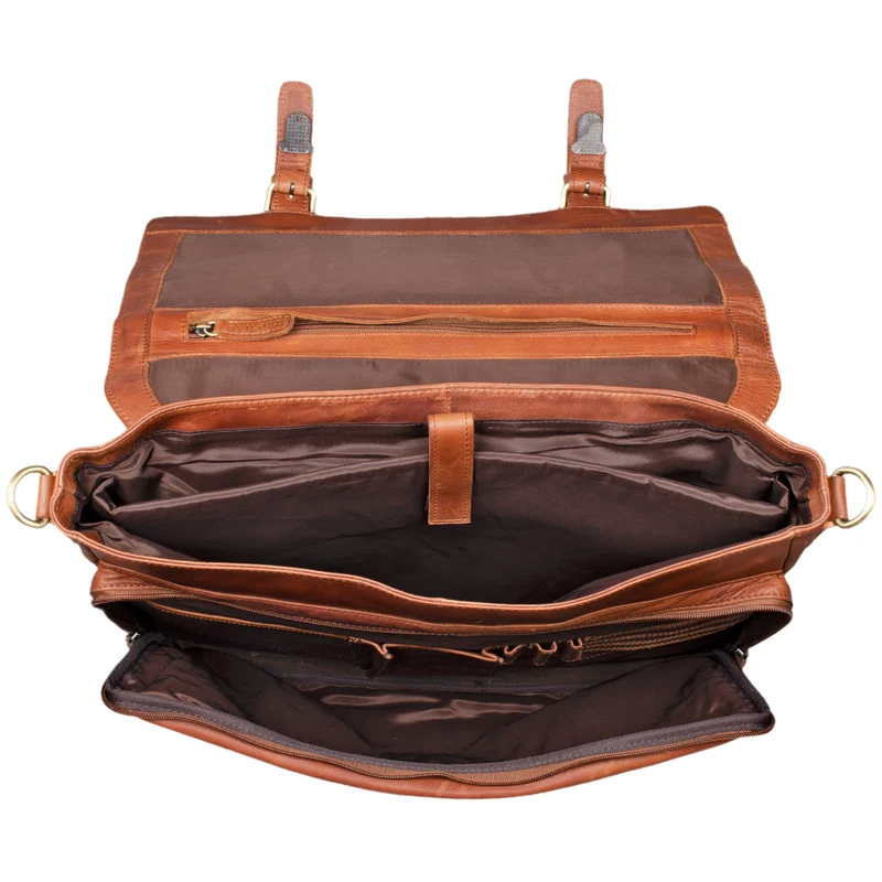 B-WARE "Calvin" Businesstasche Leder Groß
