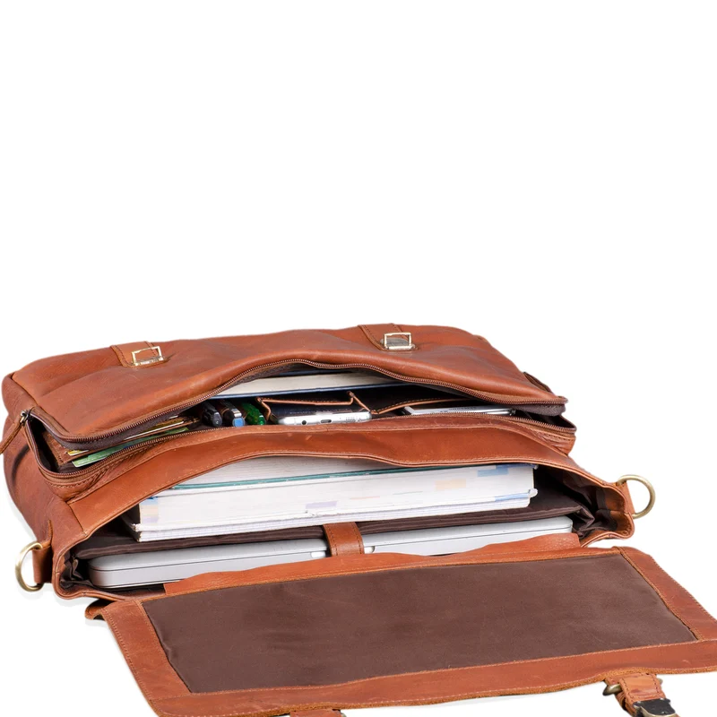 B-WARE "Calvin" Businesstasche Leder Groß