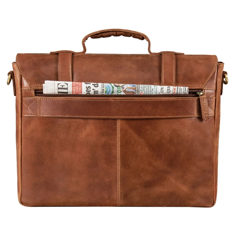 B-WARE "Calvin" Businesstasche Leder Groß