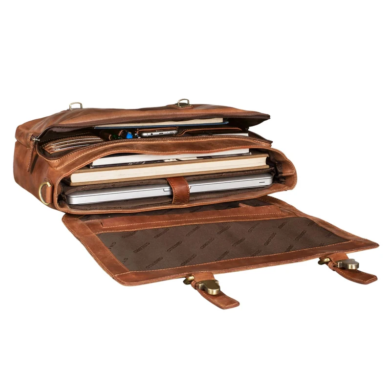 B-WARE "Calvin" Businesstasche Leder Groß