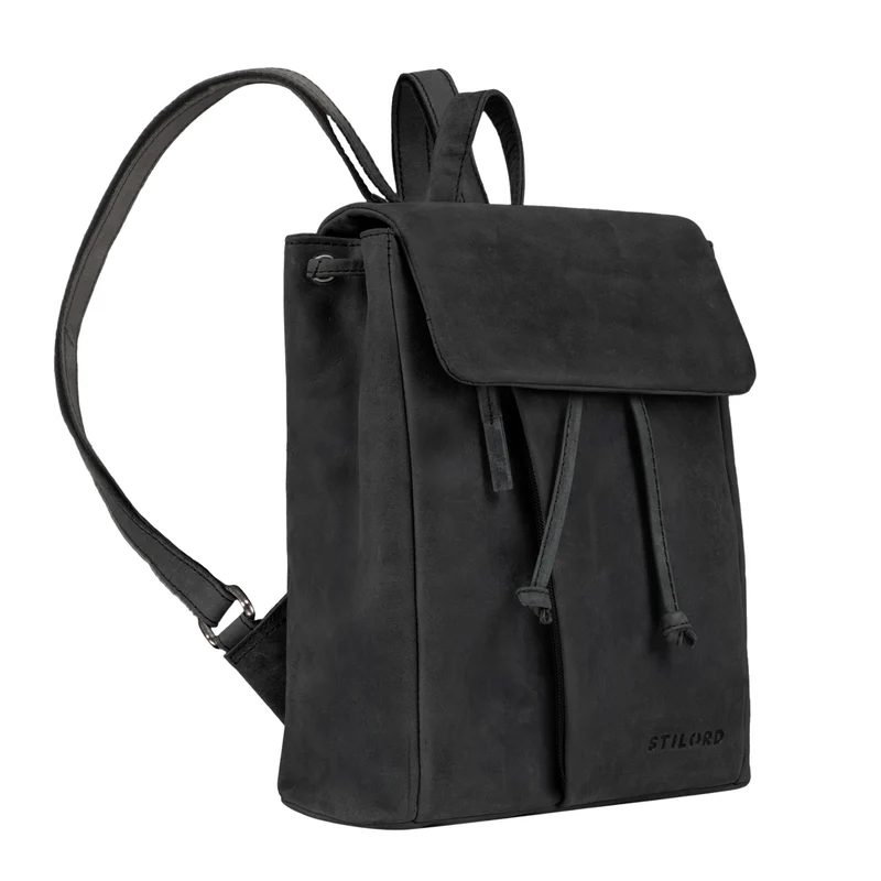 "Anita" Lederrucksack Damen Klein Vintage