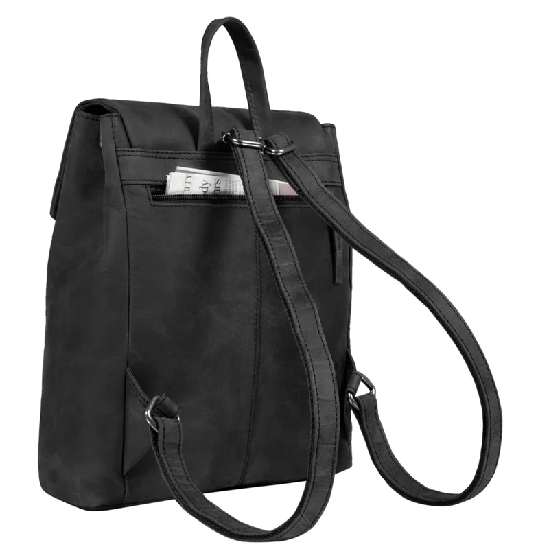 "Anita" Lederrucksack Damen Klein Vintage