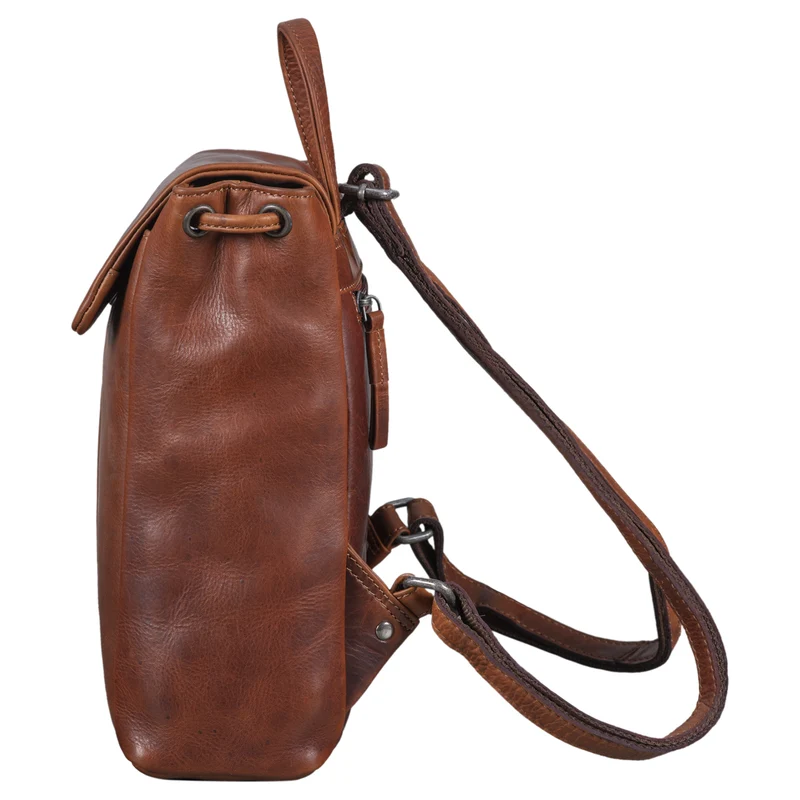 "Anita" Lederrucksack Damen Klein Vintage