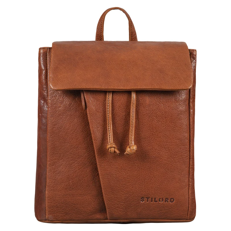 "Anita" Lederrucksack Damen Klein Vintage