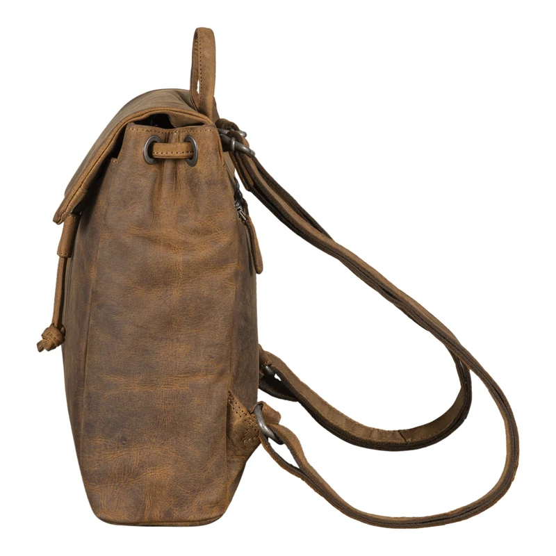 "Anita" Lederrucksack Damen Klein Vintage