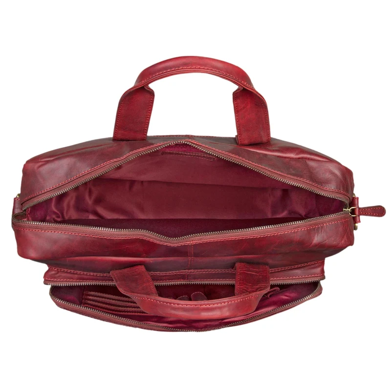 B-WARE "Leandro" Ledertasche Herren Laptoptasche 15.6 Zoll