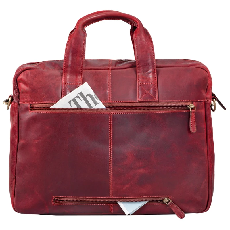 B-WARE "Leandro" Ledertasche Herren Laptoptasche 15.6 Zoll