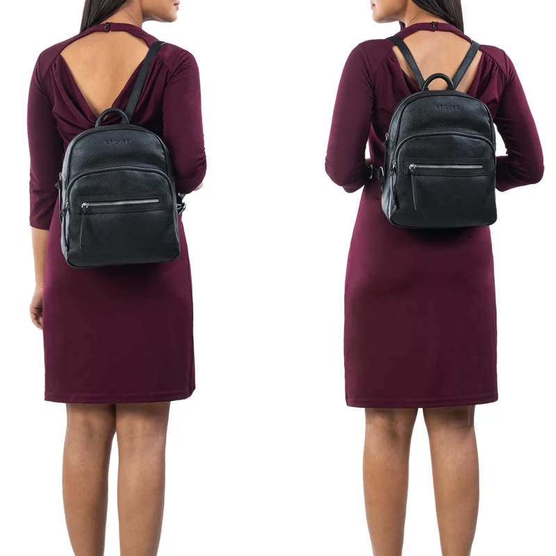"Alba" Kleiner Leder Rucksack Damen Vintage