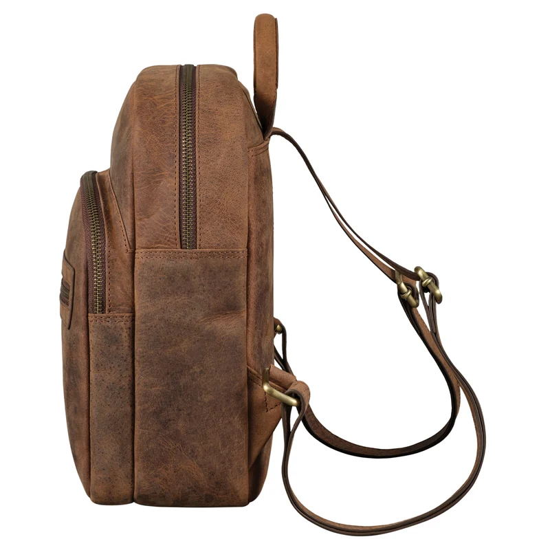 "Alba" Kleiner Leder Rucksack Damen Vintage