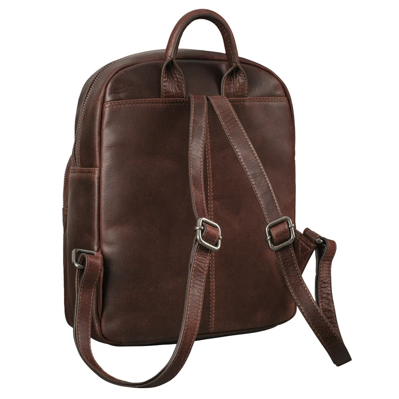 "Alba" Kleiner Leder Rucksack Damen Vintage