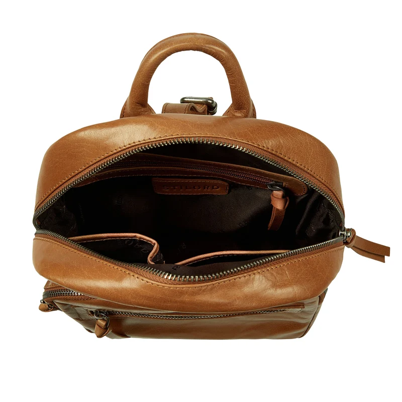 "Alba" Kleiner Leder Rucksack Damen Vintage