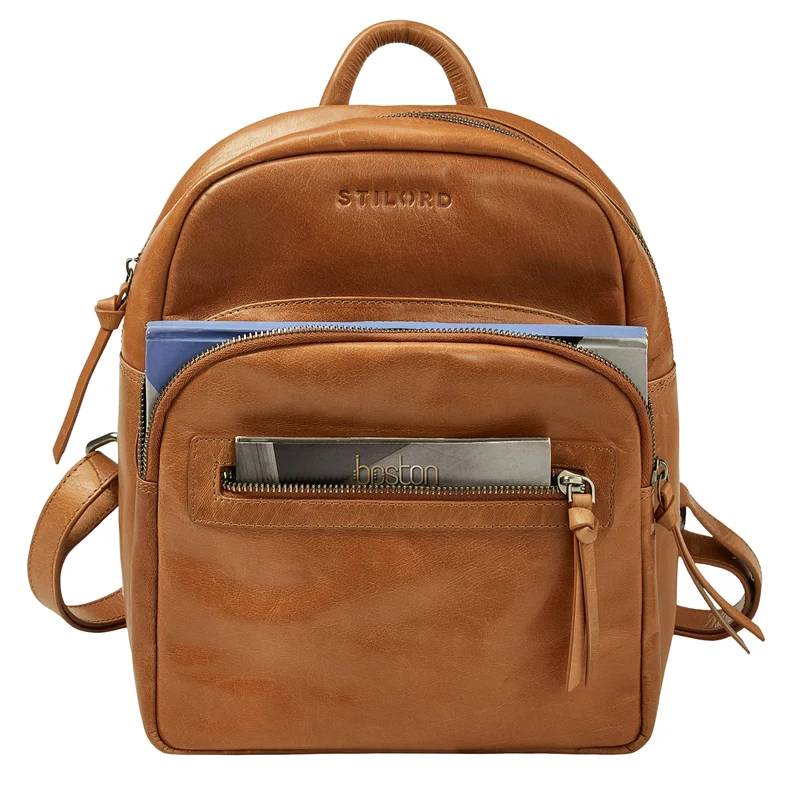 "Alba" Kleiner Leder Rucksack Damen Vintage