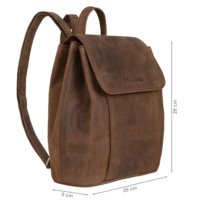 "Fiona" Daypack Rucksack Damen Leder