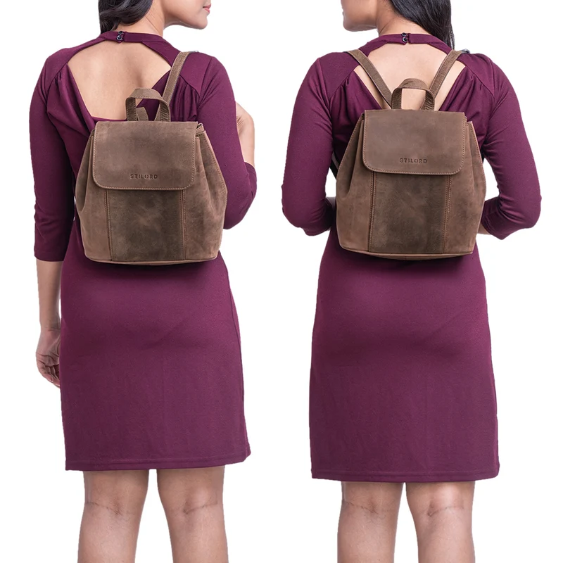 "Fiona" Daypack Rucksack Damen Leder