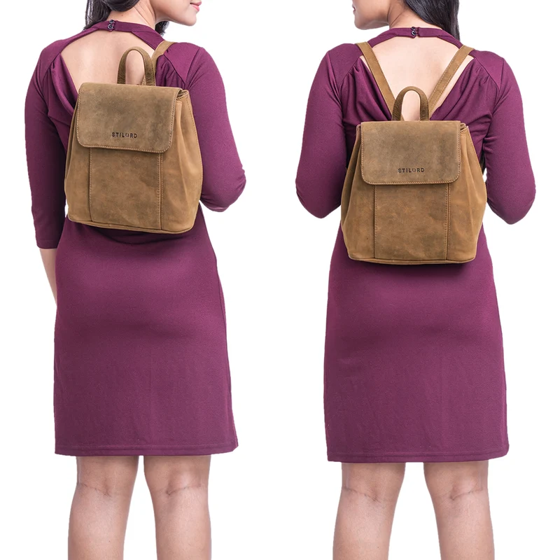 "Fiona" Daypack Rucksack Damen Leder