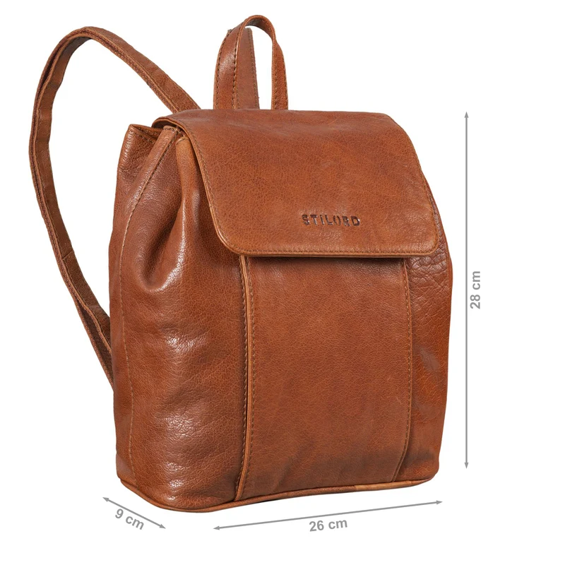 "Fiona" Daypack Rucksack Damen Leder