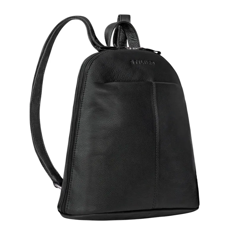 "Olivia" City Rucksack Damen Leder Rucksackhandtasche Daypack