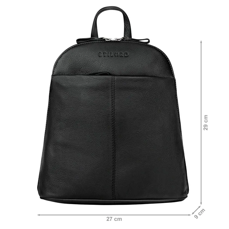 "Olivia" City Rucksack Damen Leder Rucksackhandtasche Daypack