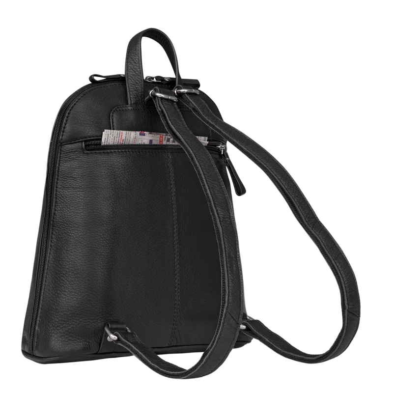 "Olivia" City Rucksack Damen Leder Rucksackhandtasche Daypack