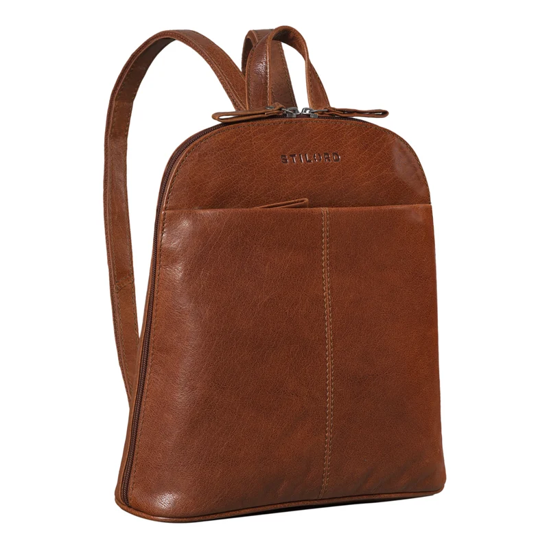 "Olivia" City Rucksack Damen Leder Rucksackhandtasche Daypack