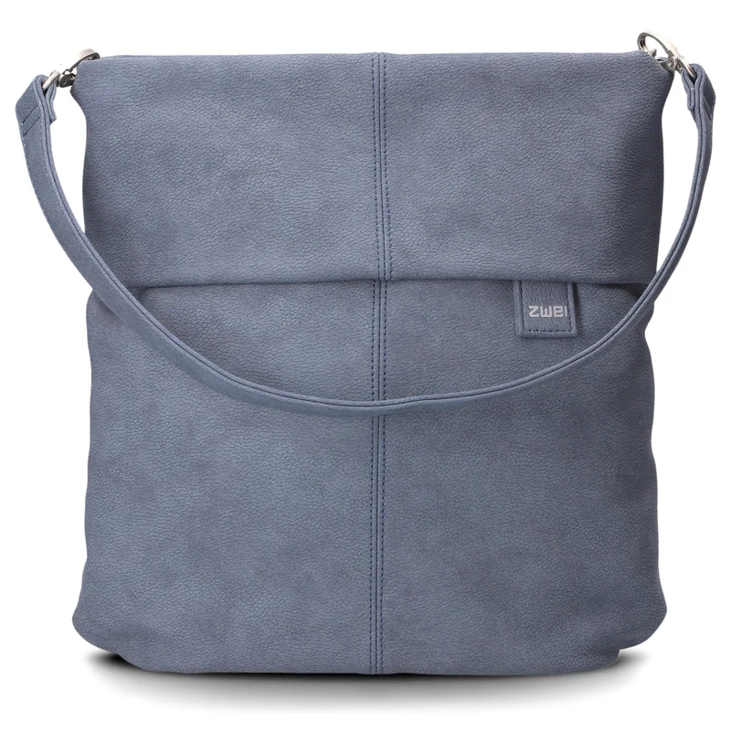 zwei Mademoiselle M12 - Schultertasche 32 cm (nubuk-sky)