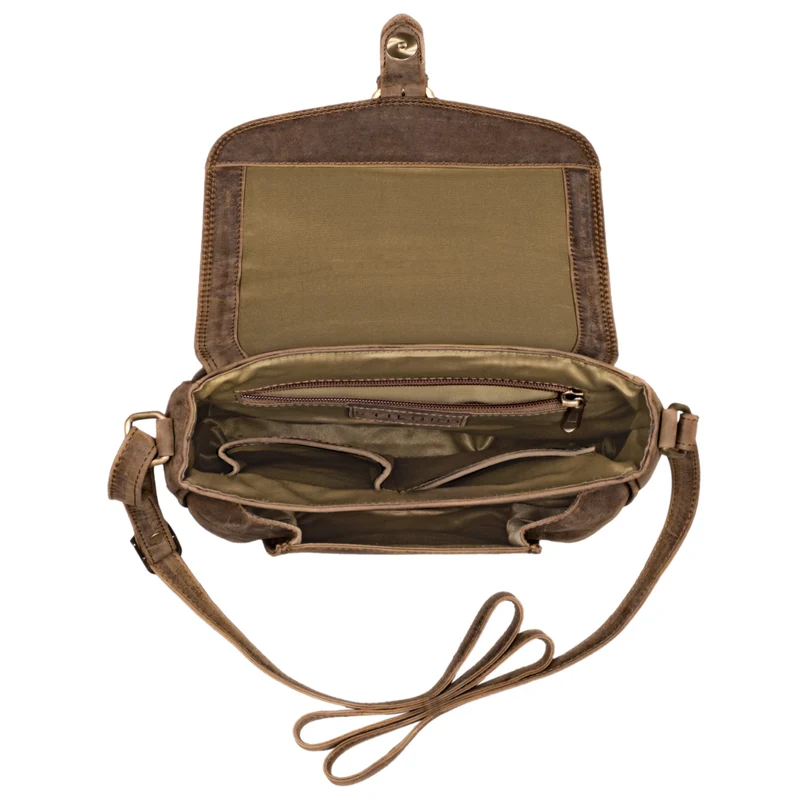 "Violeta" Leder Umhängetasche Damen Vintage