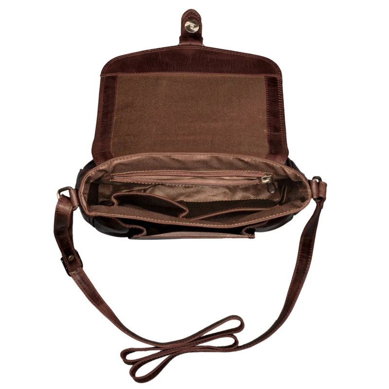 "Violeta" Leder Umhängetasche Damen Vintage