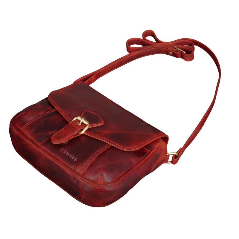 "Violeta" Leder Umhängetasche Damen Vintage