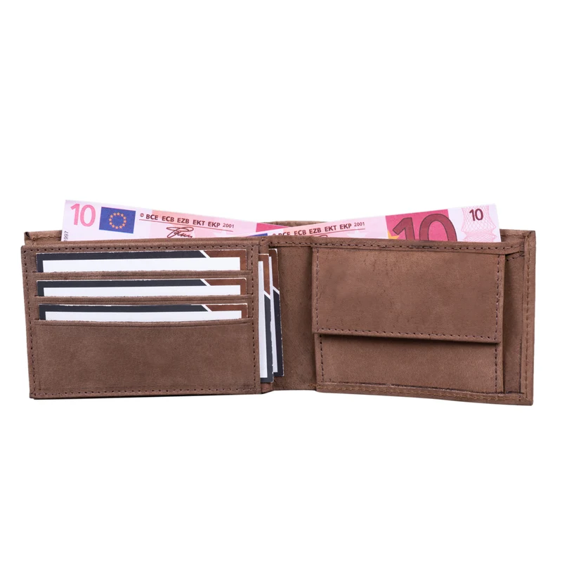 B-WARE "Lincoln" Mini Geldbörse RFID Leder Herren