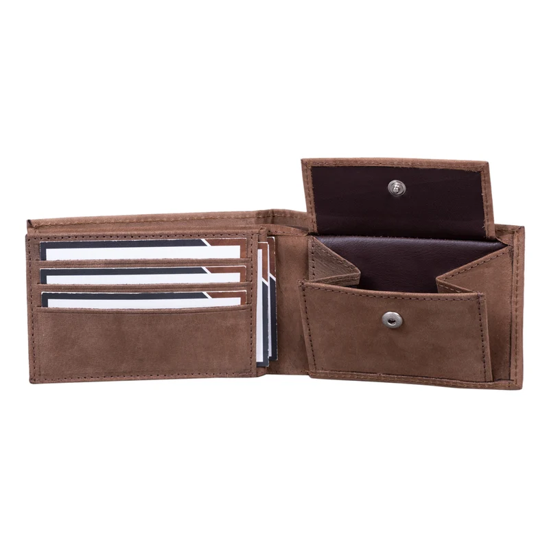 B-WARE "Lincoln" Mini Geldbörse RFID Leder Herren