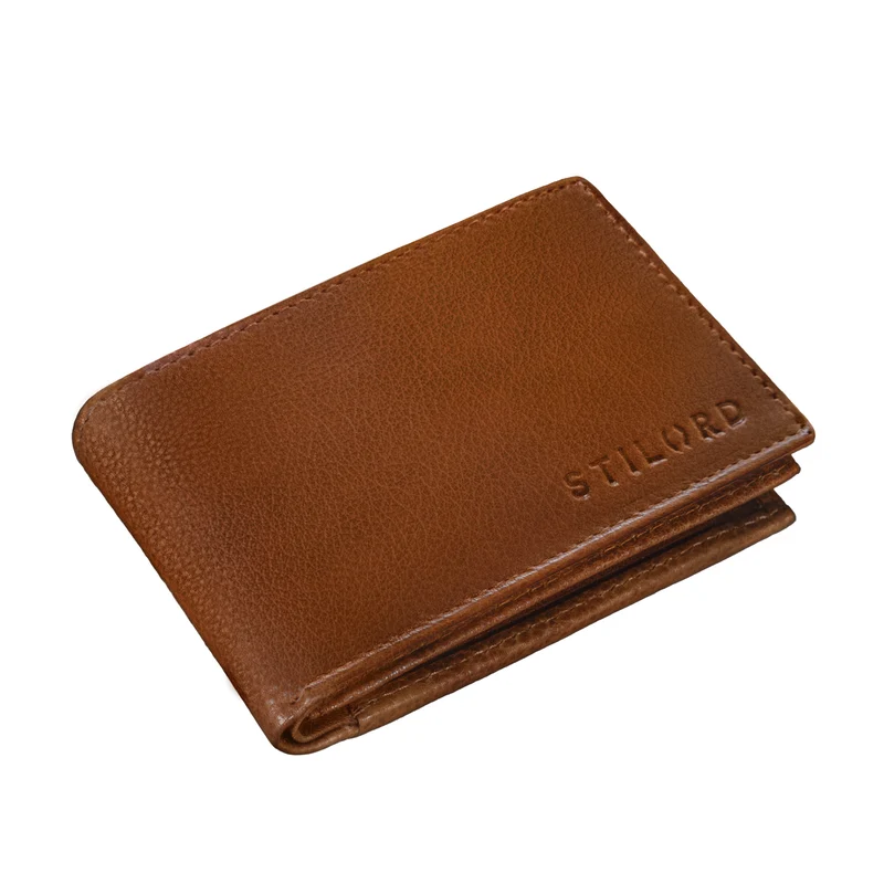 B-WARE "Lincoln" Mini Geldbörse RFID Leder Herren