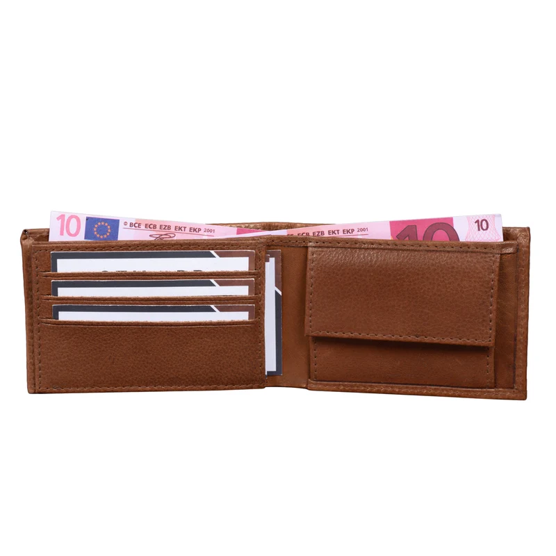 B-WARE "Lincoln" Mini Geldbörse RFID Leder Herren