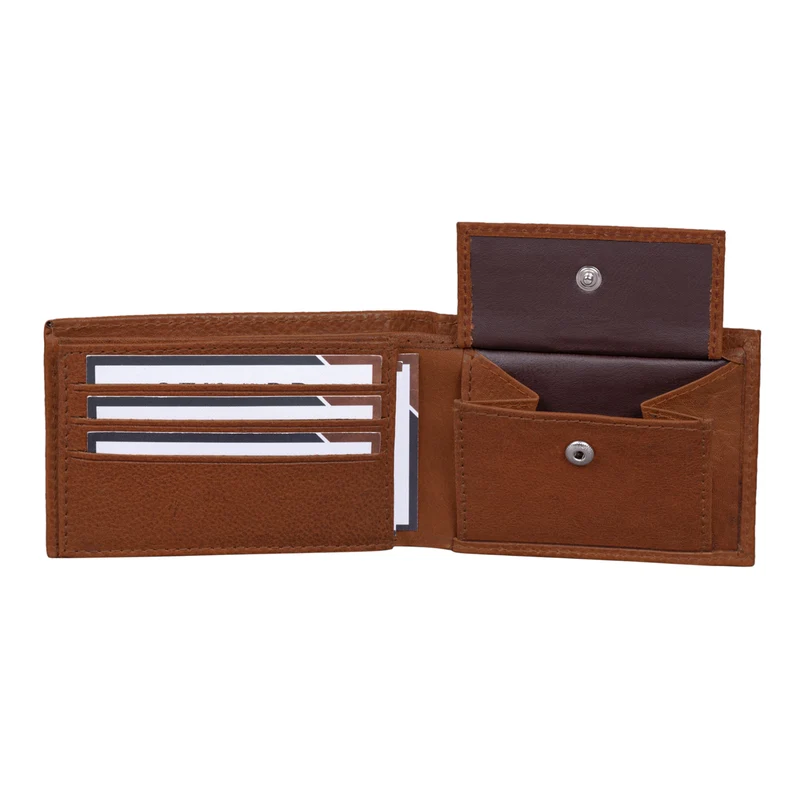 B-WARE "Lincoln" Mini Geldbörse RFID Leder Herren
