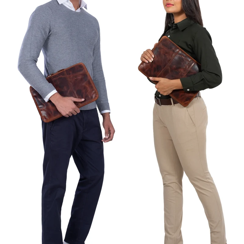 STILORD B-WARE "Wilson" Laptop Tasche 13,3 Zoll Leder für MacBook