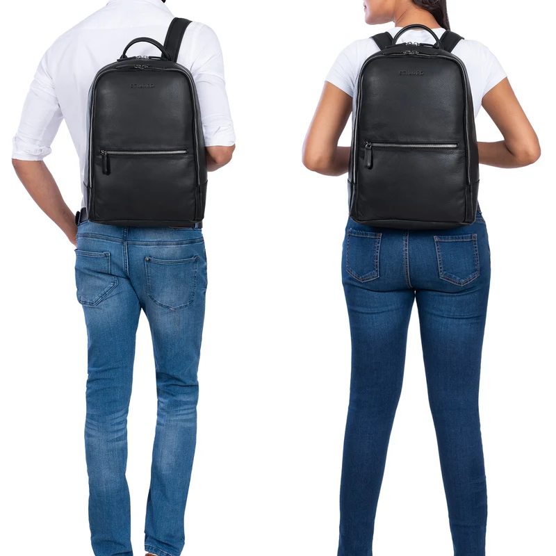 "Kellis" Vintage Lederrucksack Groß Herren Damen 15 Zoll Laptop Echtleder