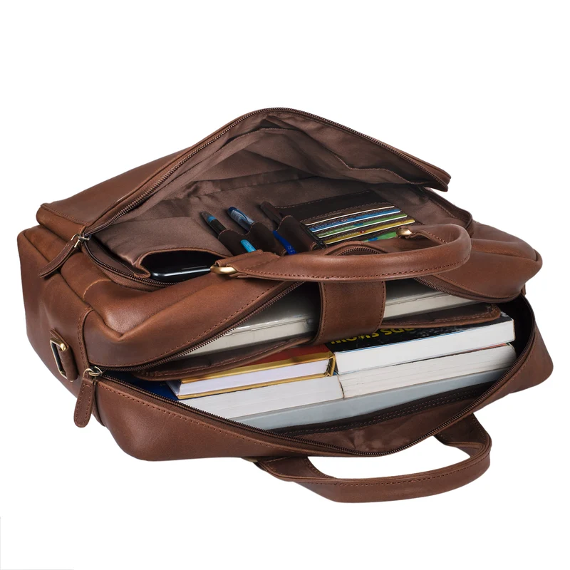 B-WARE "Joshua" Vintage Businesstasche Leder