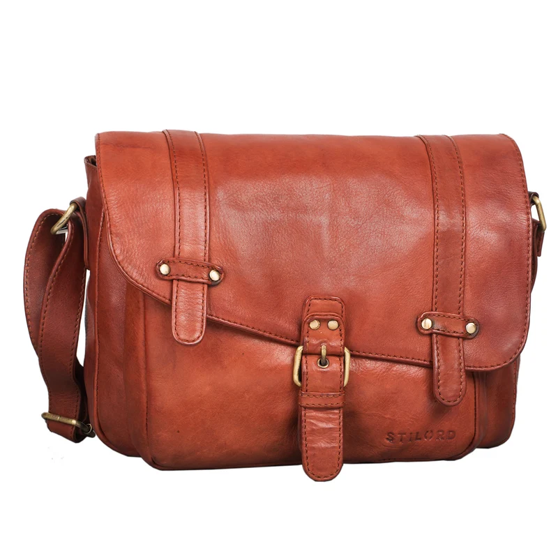 B-WARE "Lara" Vintage Umhängetasche Damen klein