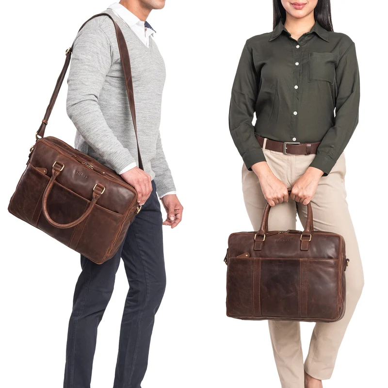 "Drake" Businesstasche Leder Groß
