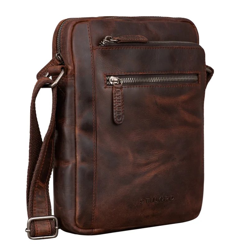 "Bruce" Vintage Herrentasche Ledertasche