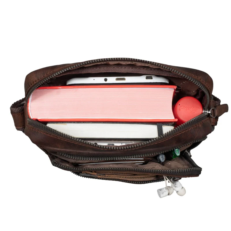 "Bruce" Vintage Herrentasche Ledertasche