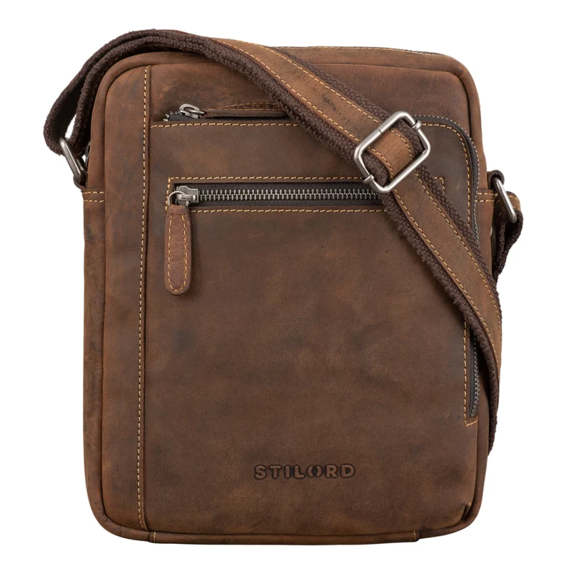 "Bruce" Vintage Herrentasche Ledertasche