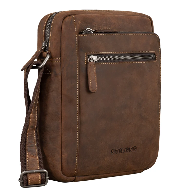 "Bruce" Vintage Herrentasche Ledertasche