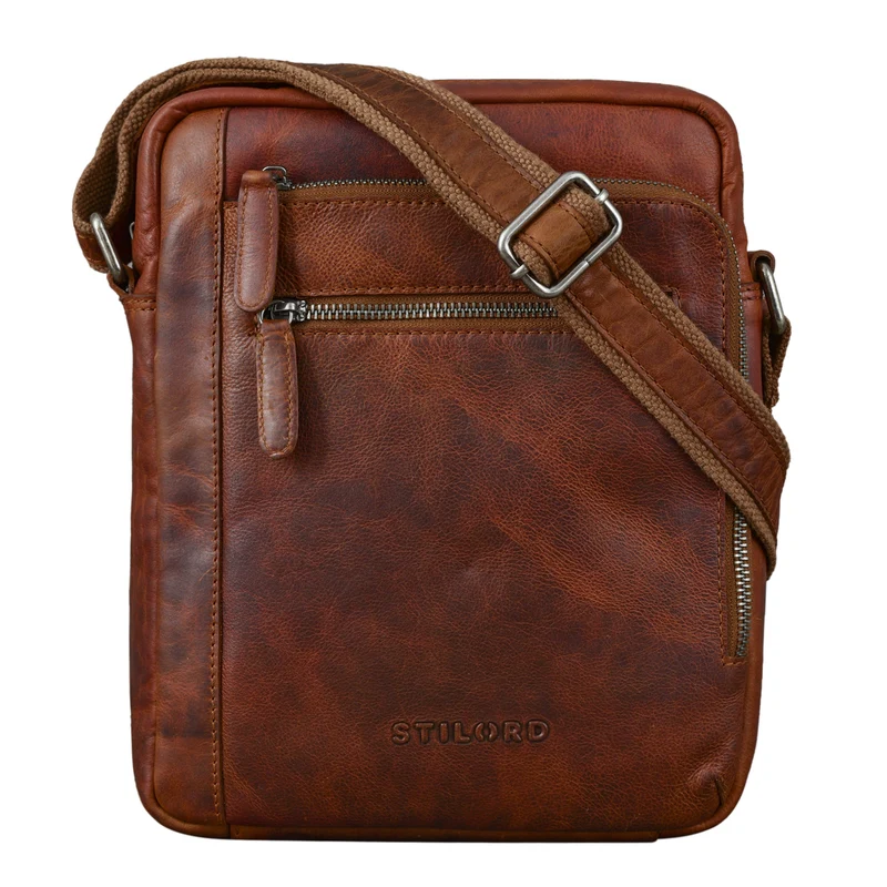 "Bruce" Vintage Herrentasche Ledertasche